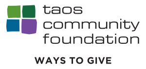 Taos Community Foundation Ways to Give Logo Taos Community Foundation https://www.taoscf.org/wp-content/uploads/2023/06/TCF-Website-Logo.png